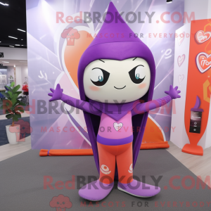 Purple Arrow Of Love mascot...
