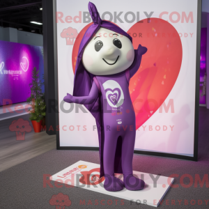 Purple Arrow Of Love mascot...