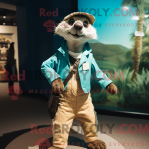 Turkis Meerkat maskot...