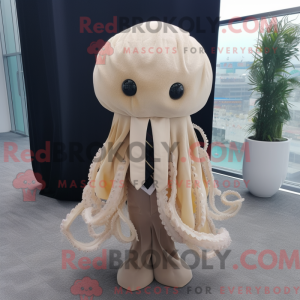 Tan manet maskot kostyme...