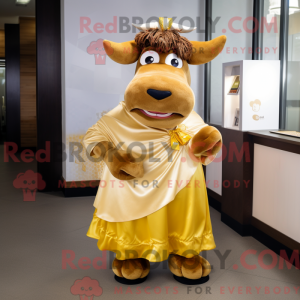Maskotdraktfigurat Gold...