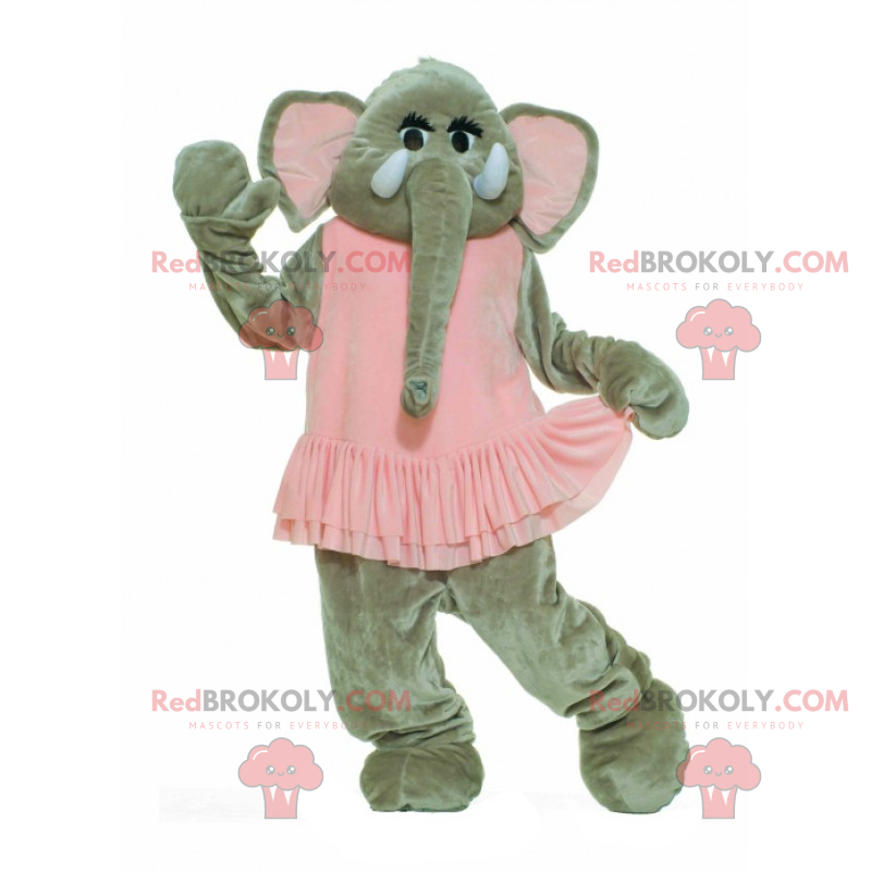 Elephant mascot in ballet tutu - Redbrokoly.com Elephant mascot in ballet tutu - Redbrokoly.com