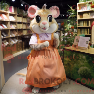 Peach Dormouse mascot...