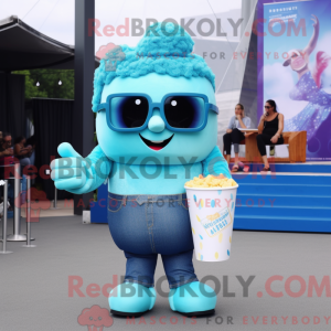 Turkis Pop Corn maskot...