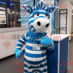 Figura de máscara de zebra...