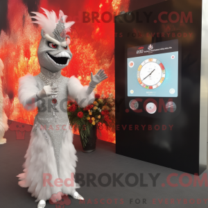 Maskotdraktfigur Silver...
