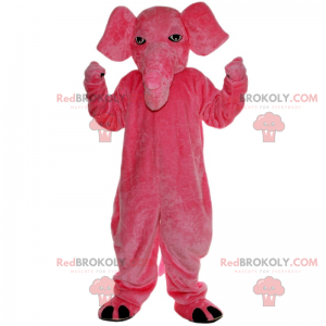 Mascotte elefante rosa - Redbrokoly.com