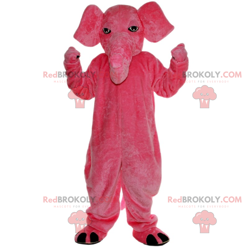 Pink elephant mascot - Redbrokoly.com