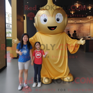 Costume de mascotte Gold...