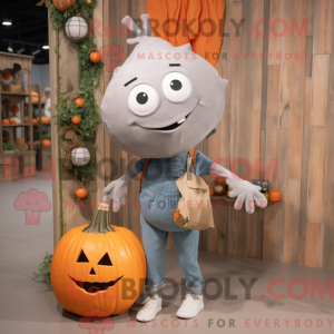 Personaggio mascotte zucca...