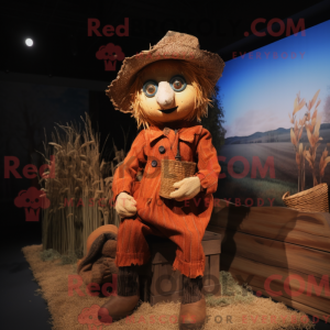 Scarecrow maskot drakt...