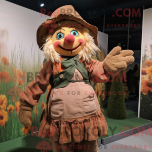 Scarecrow maskot drakt...