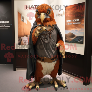 Rust Hawk maskot kostume...