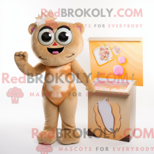 Tan Candy Box maskot...