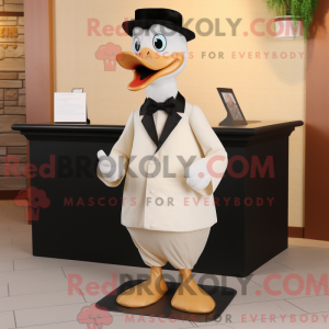 Beige Goose mask drakt...