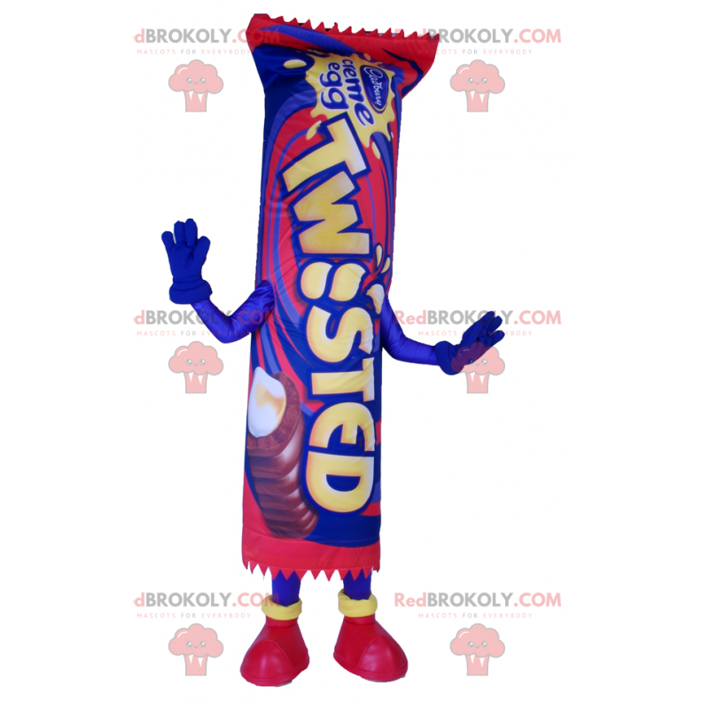 Mascotte di imballaggio della barretta di cioccolato - Mascotte di imballaggio della barretta di cioccolato -