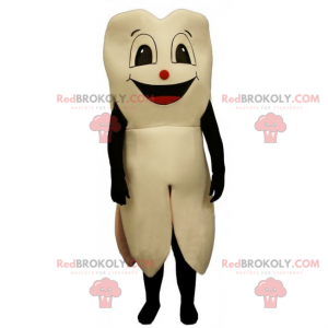 Mascota de diente con sonrisa - Redbrokoly.com