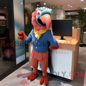 Costume de mascotte d ara...