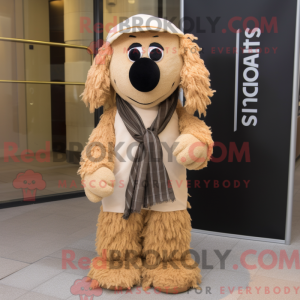 Tan Shepard S Pie mascot...