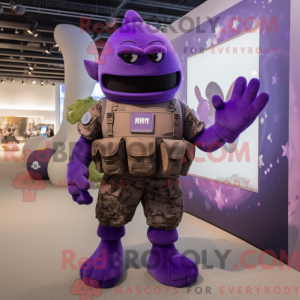 Purple American Soldier...