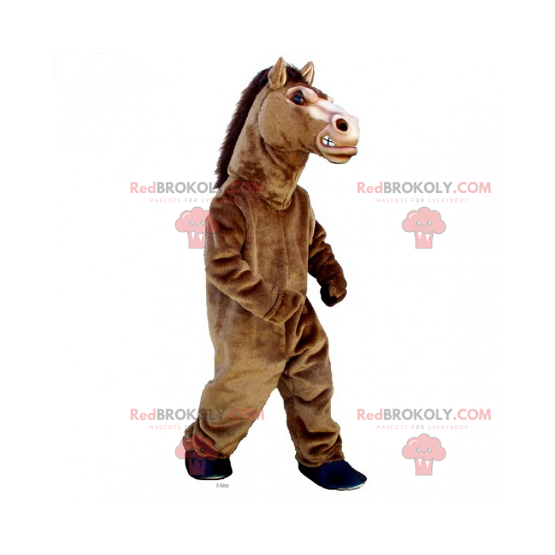 Angry stallion mascot - Redbrokoly.com