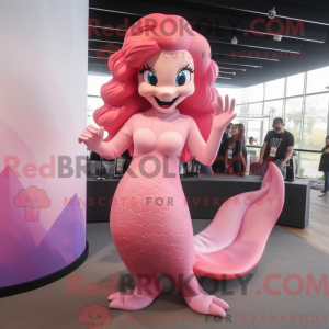 Maskottchenkostüm Rosa...