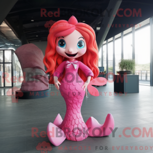 Disfraz de mascota sirena...