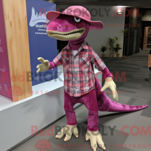 Disfraz de mascota Magenta...