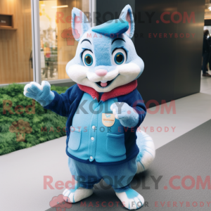 Blue Chipmunk mascot...
