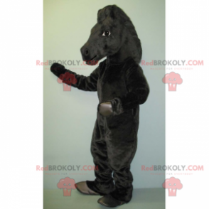 Maskotka czarny ogier - Redbrokoly.com