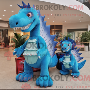 Himmelblå Spinosaurus...