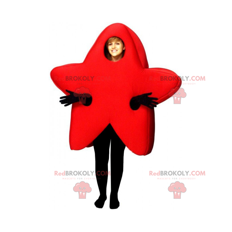Mascotte d'étoile rouge - Redbrokoly.com