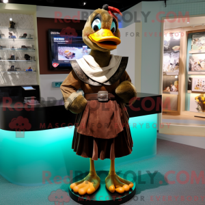 Brun And maskot kostume...