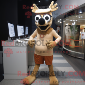Disfraz de mascota Tan Deer...