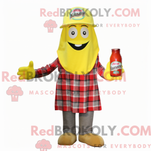 Citrongul flaske ketchup...
