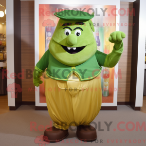 Postava maskota Olive Pot...