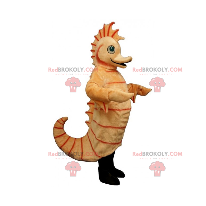 Beige Seepferdchen Maskottchen - Redbrokoly.com Beige Seepferdchen Maskottchen - Redbrokoly.com