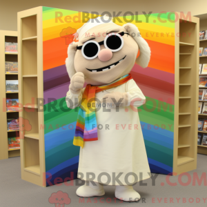 Beige Rainbow mascot...