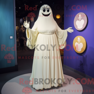 Cream Ghost maskot kostume...