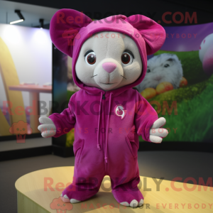 Disfraz de mascota Magenta...