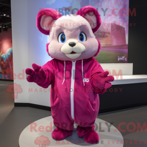 Magenta Dormouse maskot...