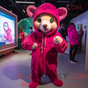 Magenta Dormouse mascot...