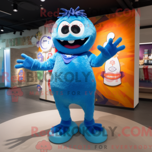 Maskottchenkostüm Blaue...