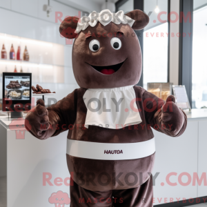 Chokolade maskot kostume...