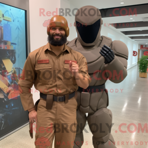 Brun Gi Joe máscara de...