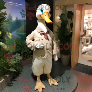 Costume mascotte de cygne...