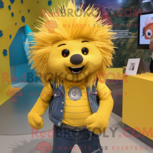 Yellow Porcupine mascot...