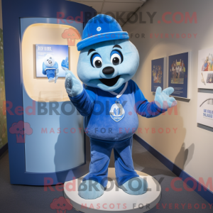 Blue Pho mascot costume...
