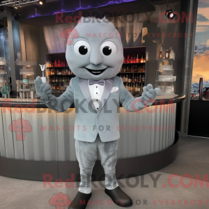 Gray Ice maskot kostume...