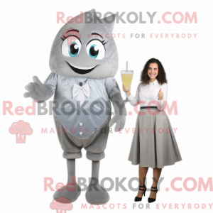 Gray Ice Maskottchen Kostüm...